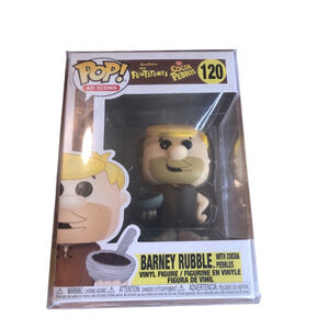 Funko Pop! The Flintstones Barney Rubble with Cocoa Pebbles 50th Birthday Vinyl